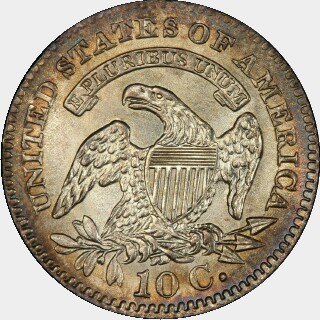 1827  Ten Cent reverse