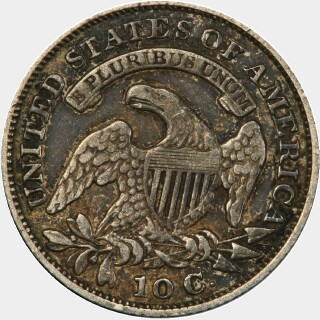 1829  Ten Cent reverse
