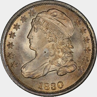 1830  Ten Cent obverse