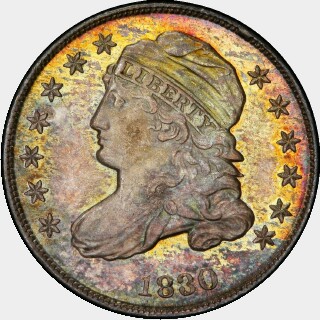 1830/29  Ten Cent obverse