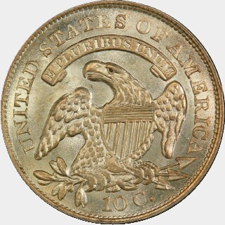 1834  Ten Cent reverse
