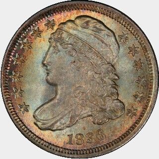 1836  Ten Cent obverse