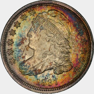1837  Ten Cent obverse