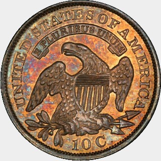 1830 Proof Ten Cent reverse