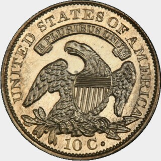 1832 Proof Ten Cent reverse
