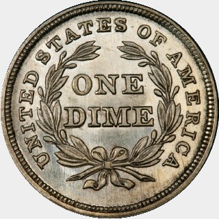 1838  Ten Cent reverse