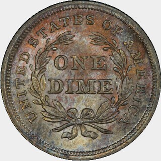 1839  Ten Cent reverse
