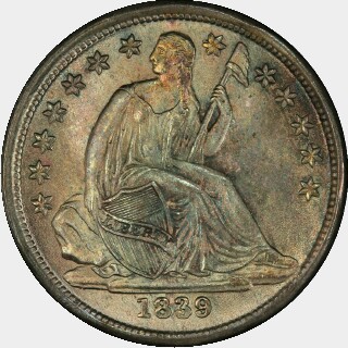 1839-O  Ten Cent obverse
