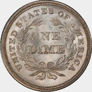 1840  Ten Cent reverse