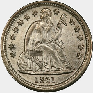 1841-O  Ten Cent obverse