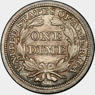 1847  Ten Cent reverse
