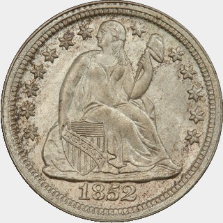 1852  Ten Cent obverse