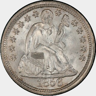 1856  Ten Cent obverse