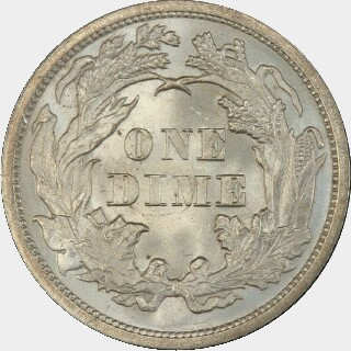 1873  Ten Cent reverse
