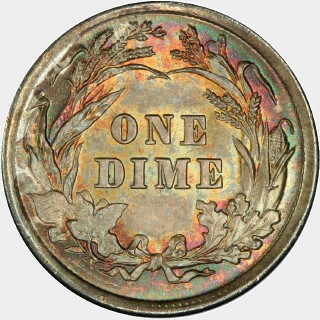 1893/2  Ten Cent reverse