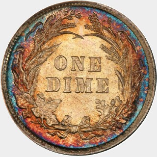 1893  Ten Cent reverse