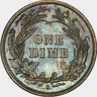 1894-S Proof Ten Cent reverse
