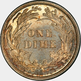 1896  Ten Cent reverse