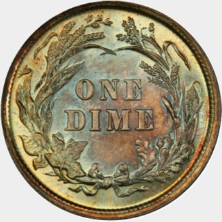 1897  Ten Cent reverse