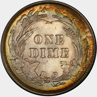 1900  Ten Cent reverse
