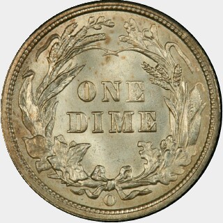1900-O  Ten Cent reverse