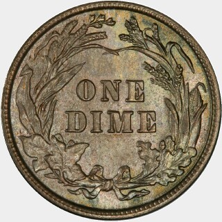 1901  Ten Cent reverse
