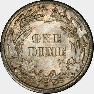 1902-S  Ten Cent reverse