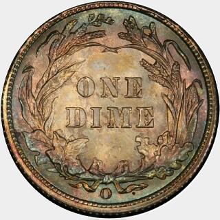1903-O  Ten Cent reverse