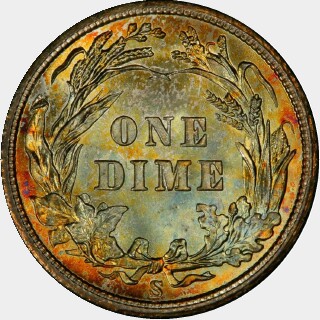 1903-S  Ten Cent reverse
