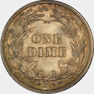 1904-S  Ten Cent reverse