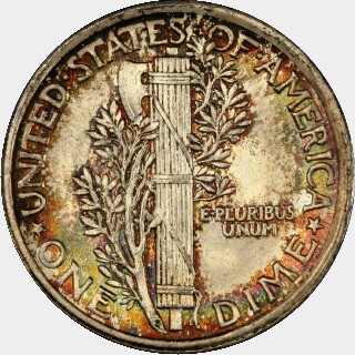 1916  Ten Cent reverse