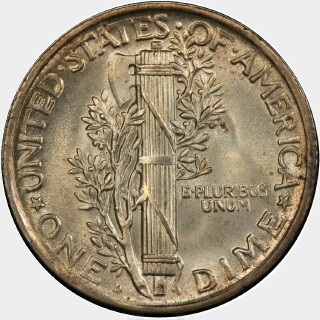 1918-D  Ten Cent reverse