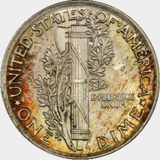 1920  Ten Cent reverse