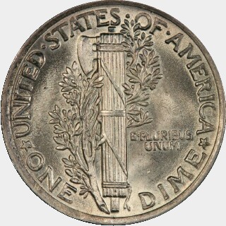 1921  Ten Cent reverse