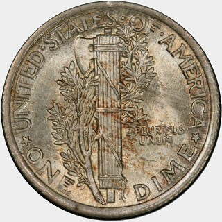1924  Ten Cent reverse