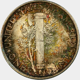 1926-D  Ten Cent reverse