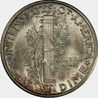1927  Ten Cent reverse