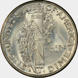 1927-D  Ten Cent reverse