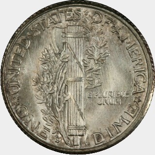 1927-S  Ten Cent reverse