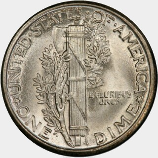 1929  Ten Cent reverse