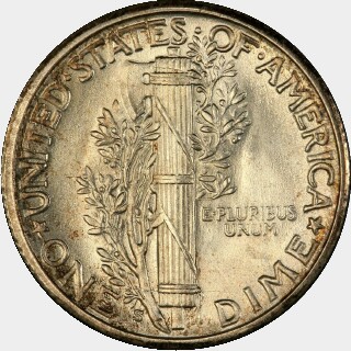 1929-S  Ten Cent reverse