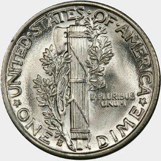 1930-S  Ten Cent reverse
