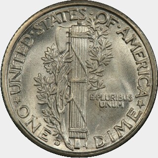 1931-D  Ten Cent reverse