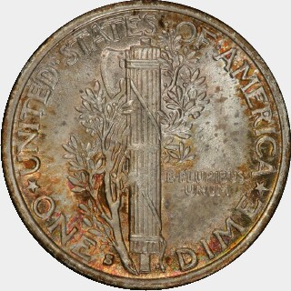 1931-S  Ten Cent reverse