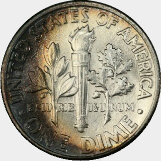 1950  Ten Cent reverse