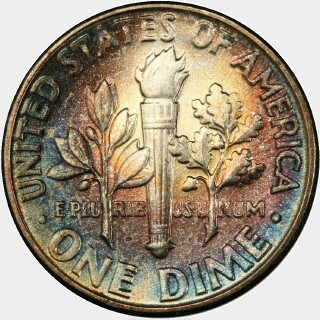 1952  Ten Cent reverse