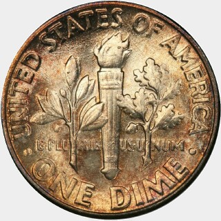1957  Ten Cent reverse
