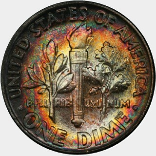 1959  Ten Cent reverse