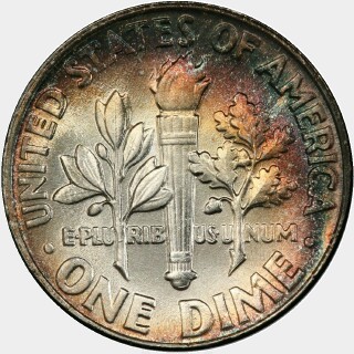 1960  Ten Cent reverse