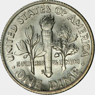 1947-S/S  Ten Cent reverse